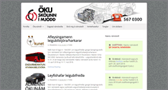 Desktop Screenshot of bilprof.is
